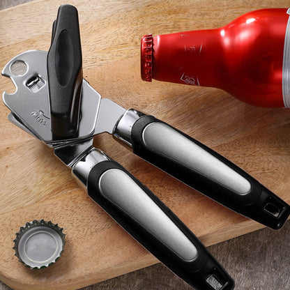 Can Openers with Multifunctional Bottle Opener