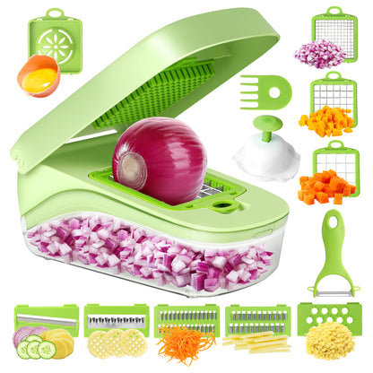 Vegetable Chopper. Food Chopper, Slicer Dicer Cutter, Great For Salsa, Cooking Gadgets